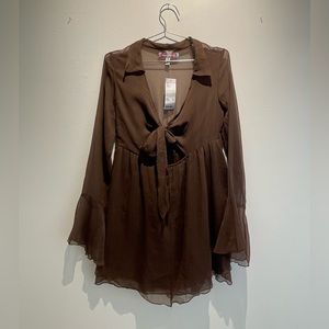 Urban Outfitters Brown Dress Size Medium
